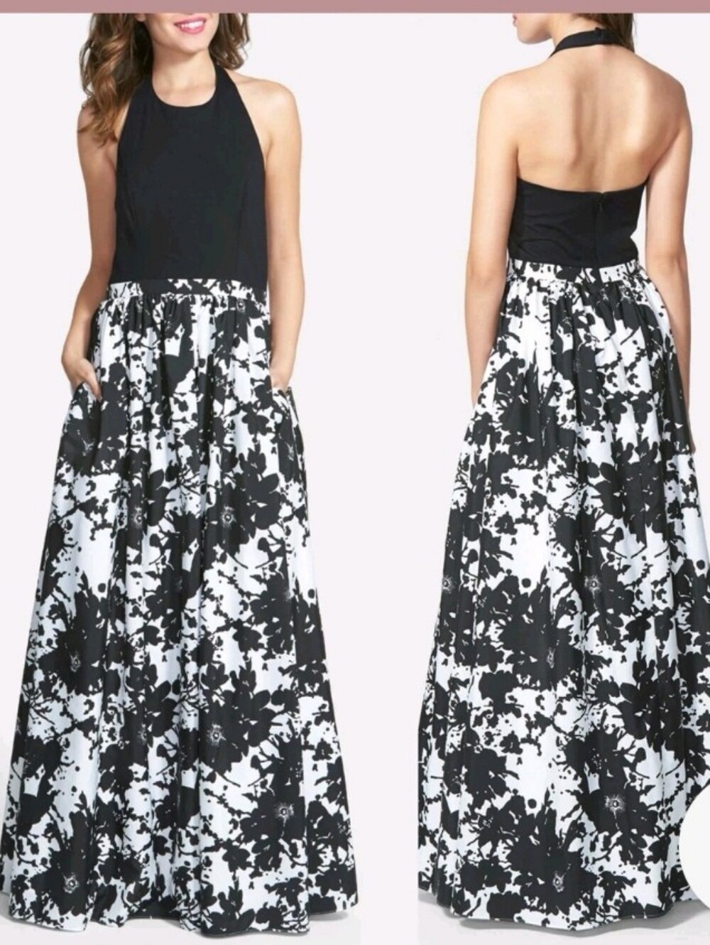 Aidan Mattox Floral Dress, Size:2
